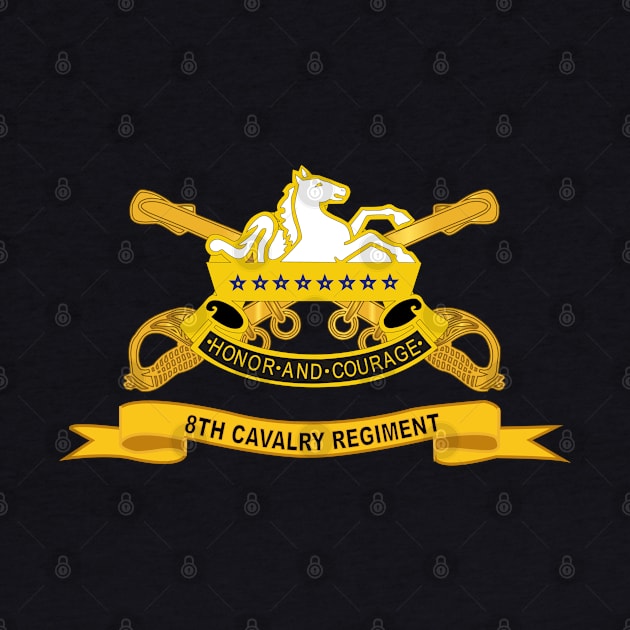 8th Cavalry Regiment w Br - Ribbon by twix123844